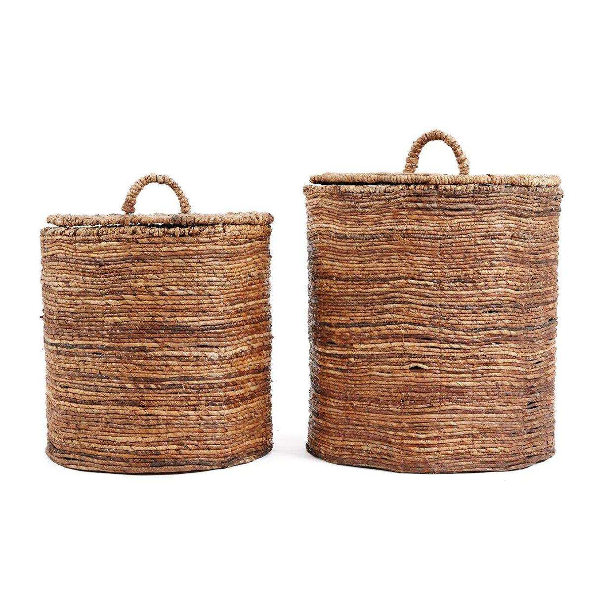 Die Chingon Bananenkörbe – Natur – 2er-Set - HomeDesign Knaus