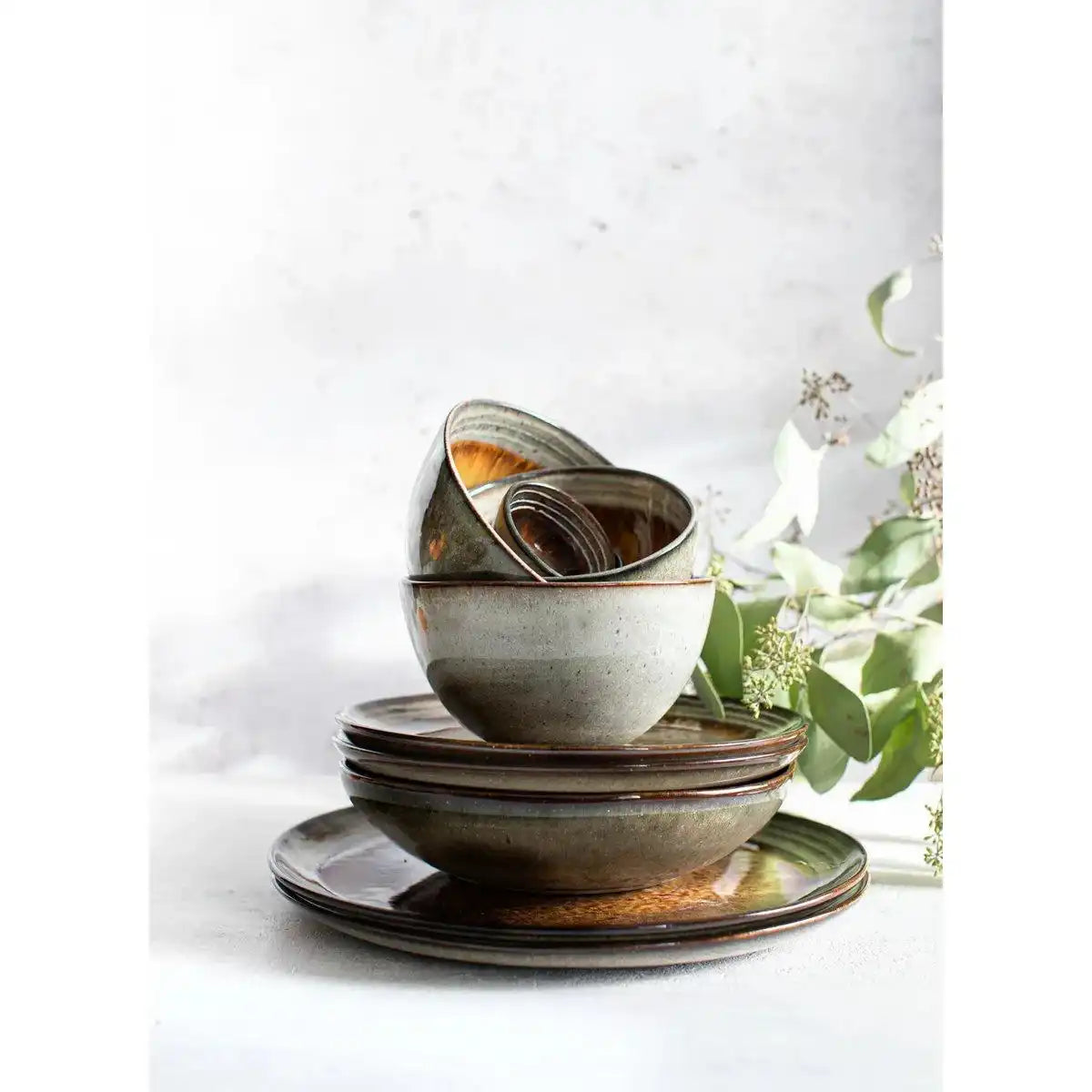 Die Comporta Pasta Platte - L - 4er Set - HomeDesign Knaus