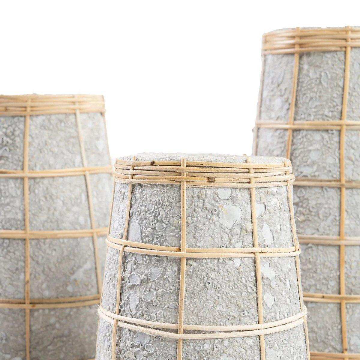 Die Cutie Vase - Beton Natur - L - HomeDesign Knaus