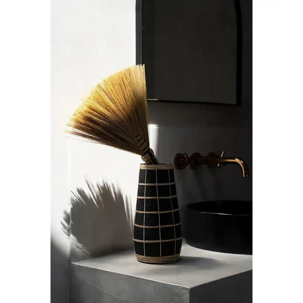 Die Cutie Vase - Schwarz Natur - L - HomeDesign Knaus