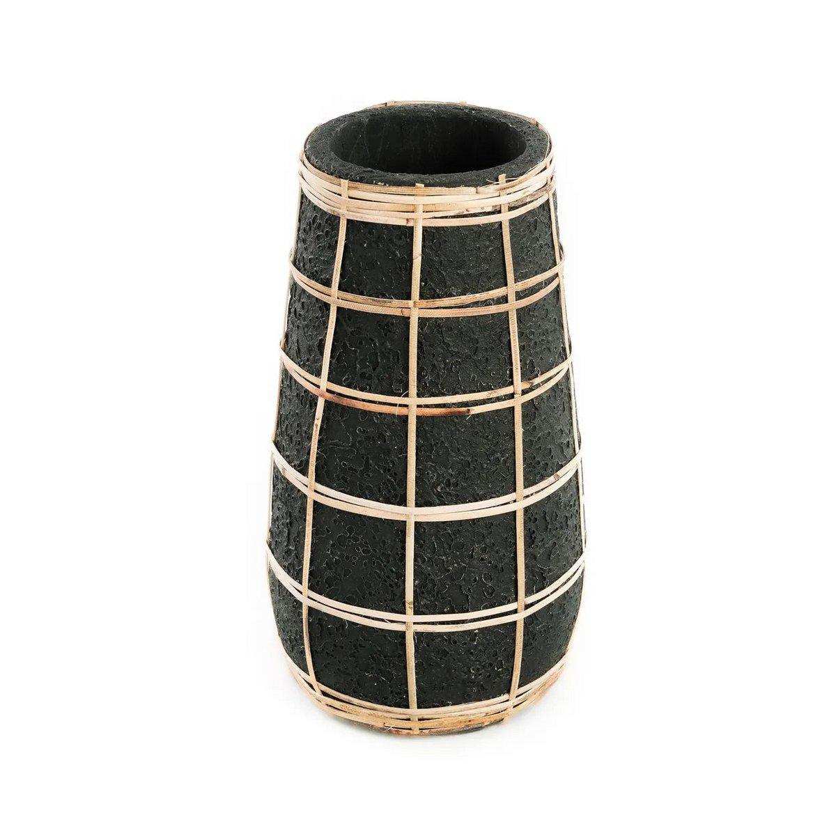 Die Cutie Vase - Schwarz Natur - M - HomeDesign Knaus