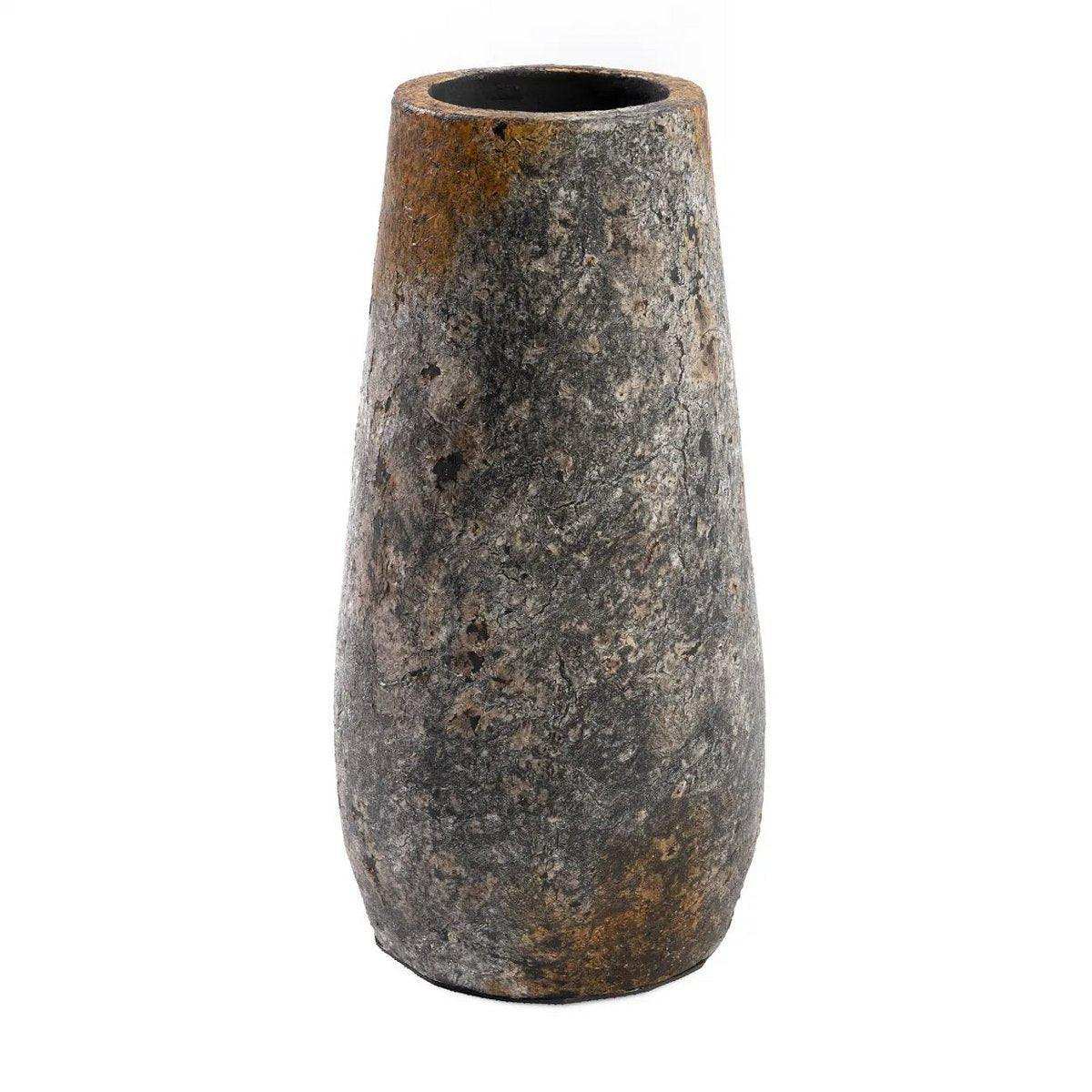 Die gruselige Vase – Antikgrau – L - HomeDesign Knaus