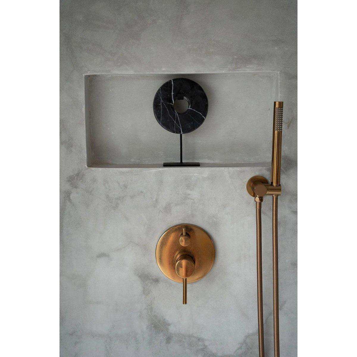 Die Marmorscheibe auf Ständer - Schwarz - S. - HomeDesign Knaus