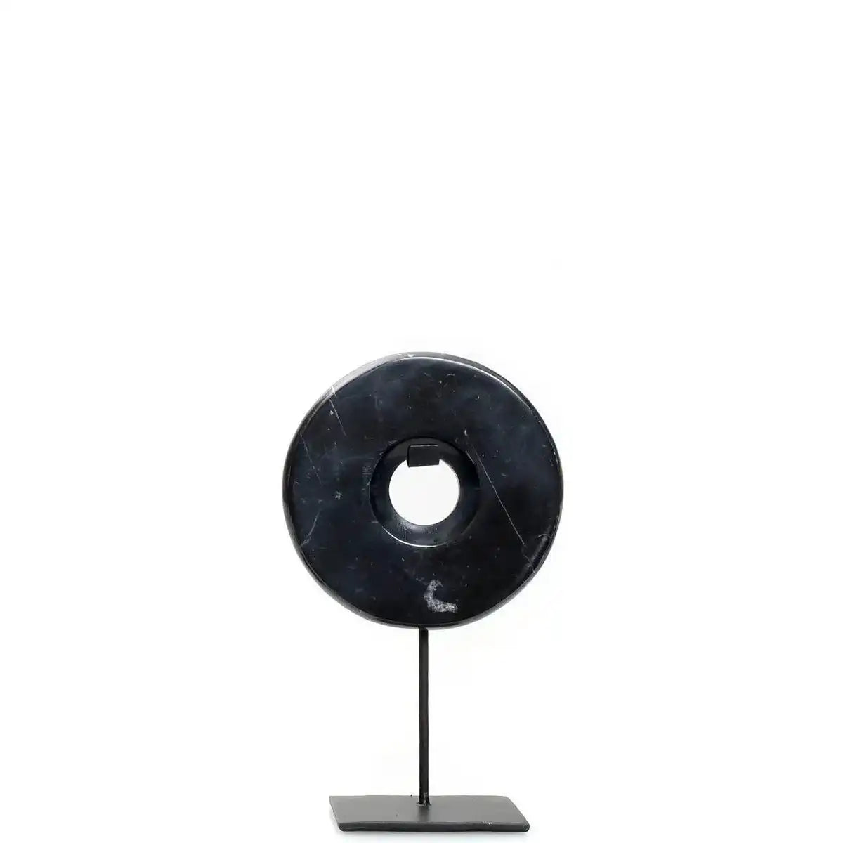 Die Marmorscheibe auf Ständer - Schwarz - S. - HomeDesign Knaus