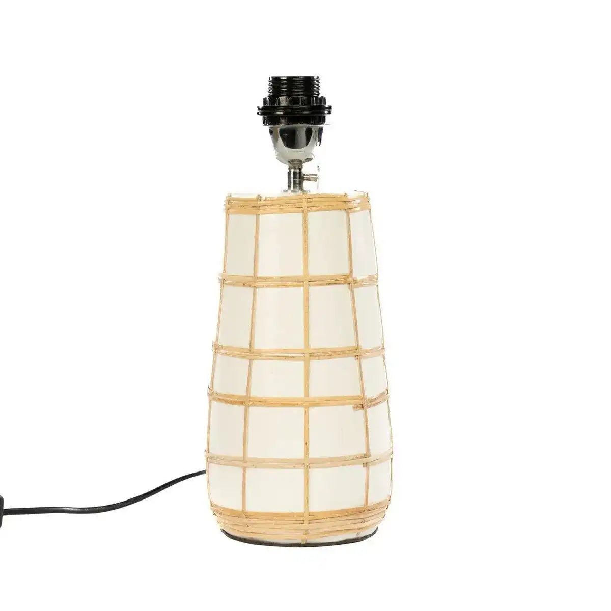 Die Molokai Tischlampe – Weiß Natur - HomeDesign Knaus