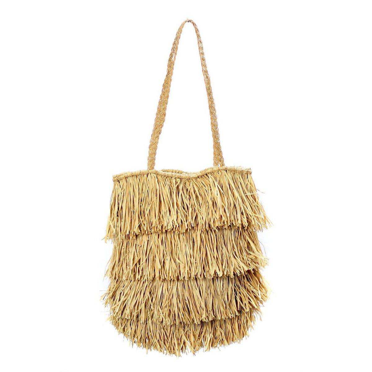 Die Raffia Bahamas Tote - Natürlich - HomeDesign Knaus