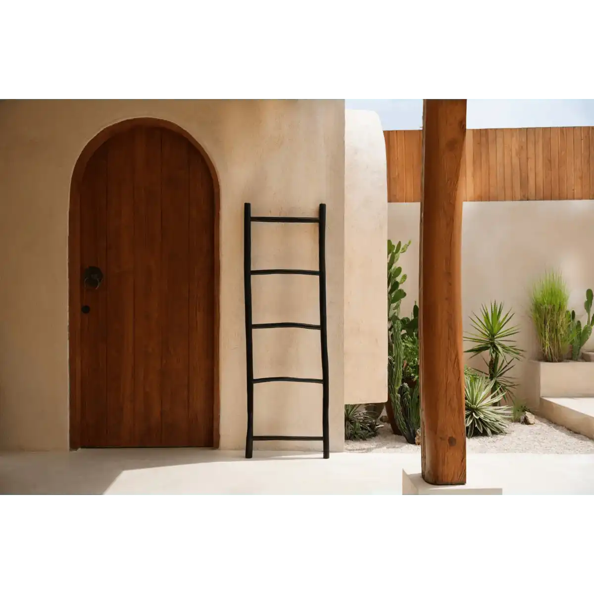 Die Tulum-Leiter - Schwarz - 165 - HomeDesign Knaus