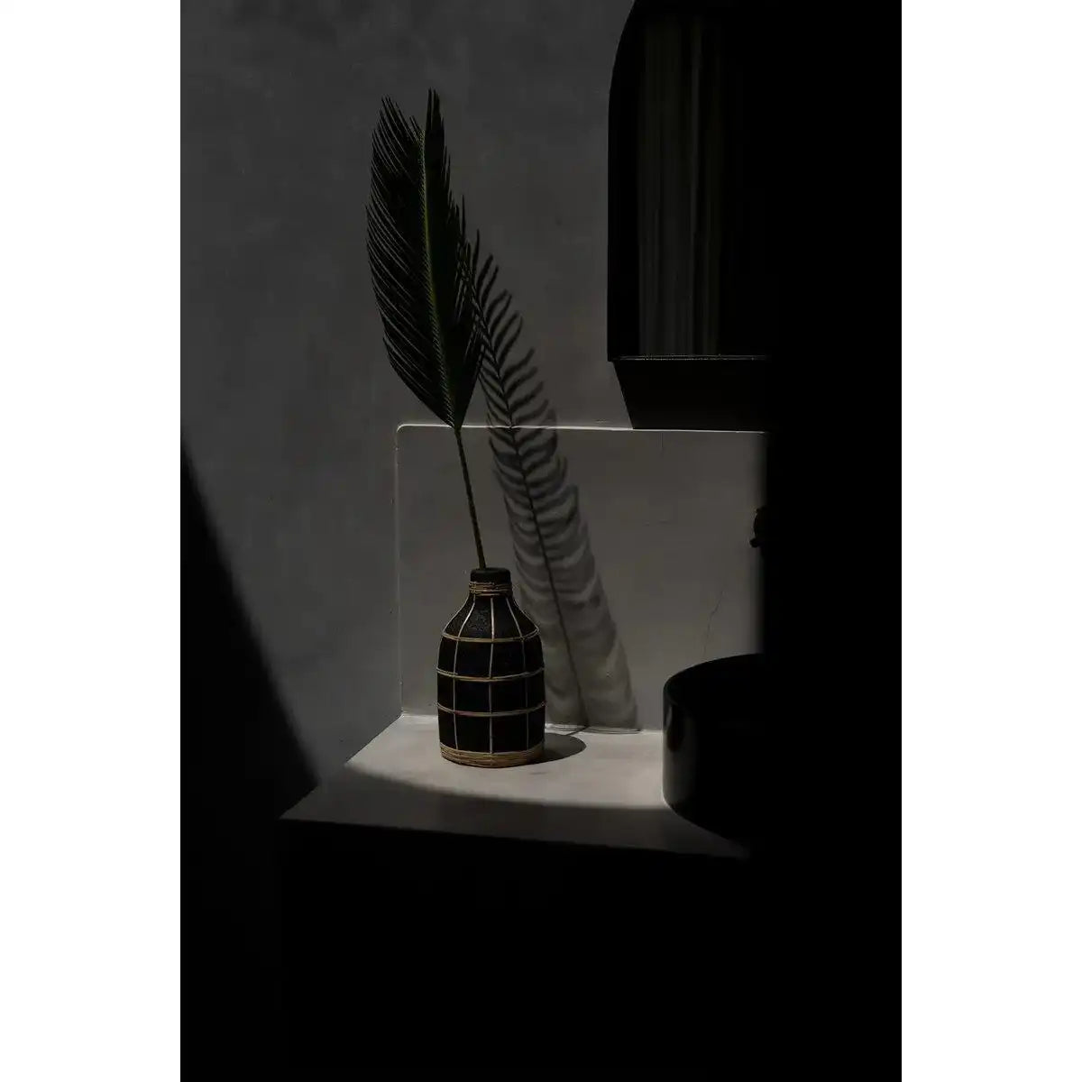 Die Whoopy Vase - Schwarz Natur - L - HomeDesign Knaus