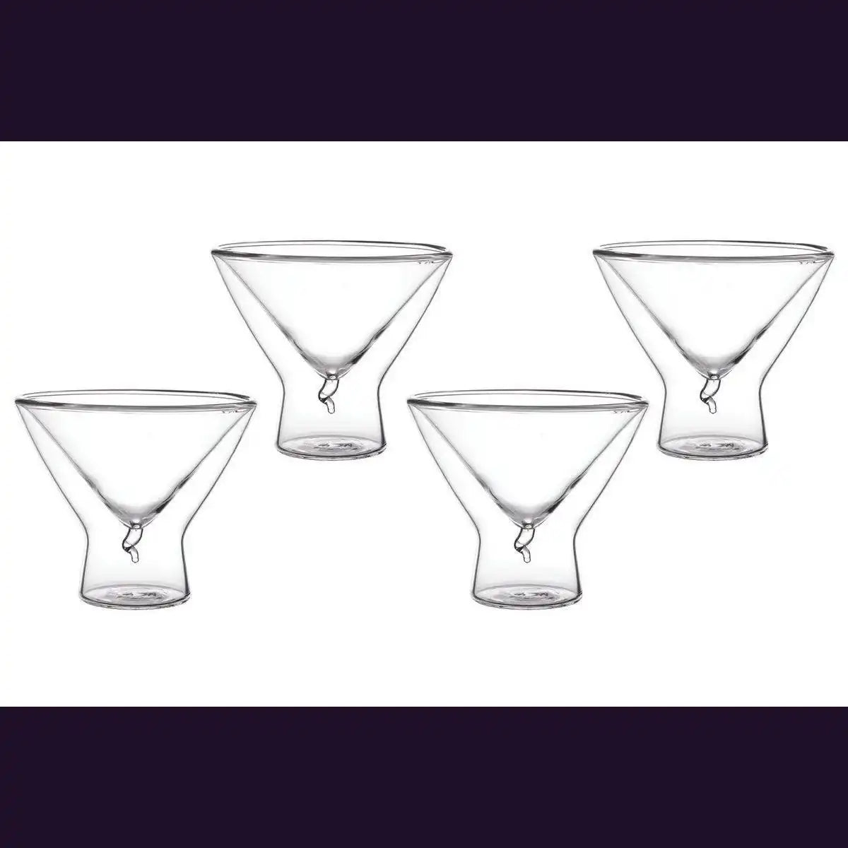 DOPPELWANDIGE 200 ML EISCREME SQUADS / GLÄSER - 4ER SET - HomeDesign Knaus