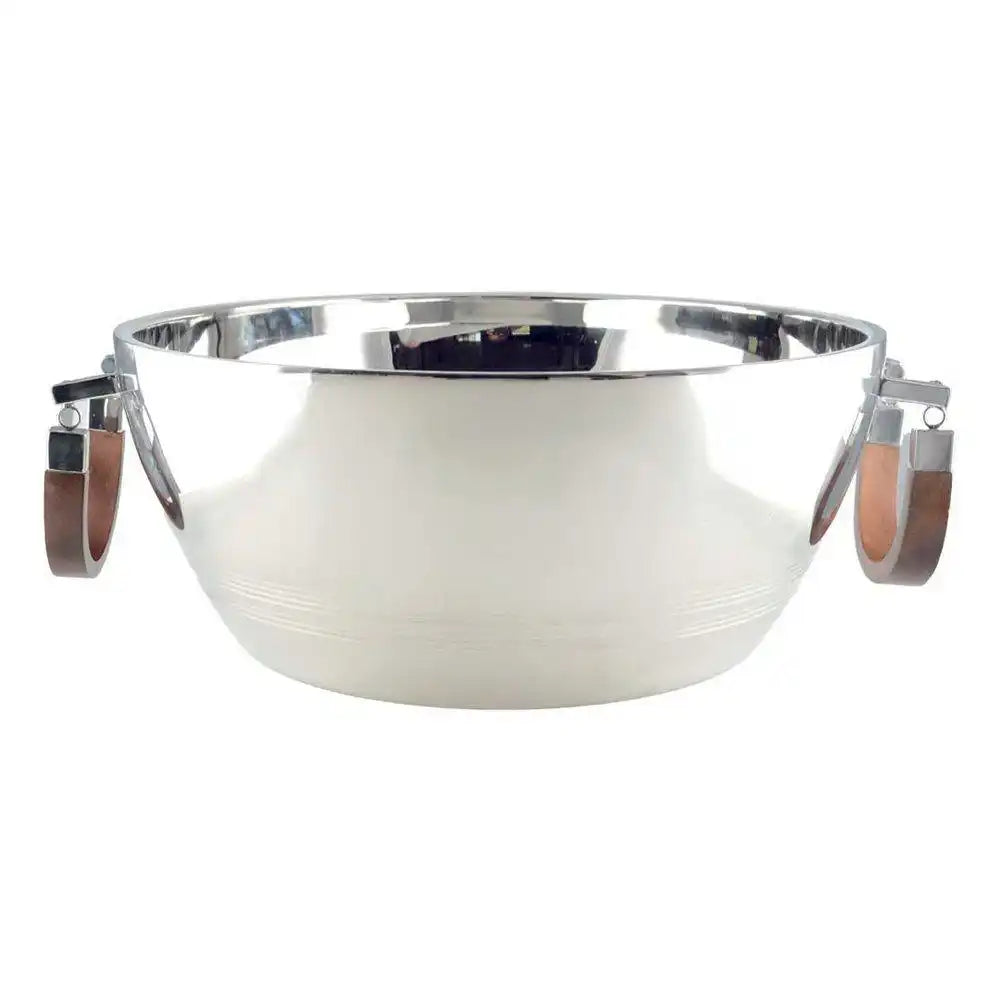 DOPPELWANDIGER CHAMPAGNERKÜHLER MIT HOLZGRIFF 48X48X20CM - HomeDesign Knaus