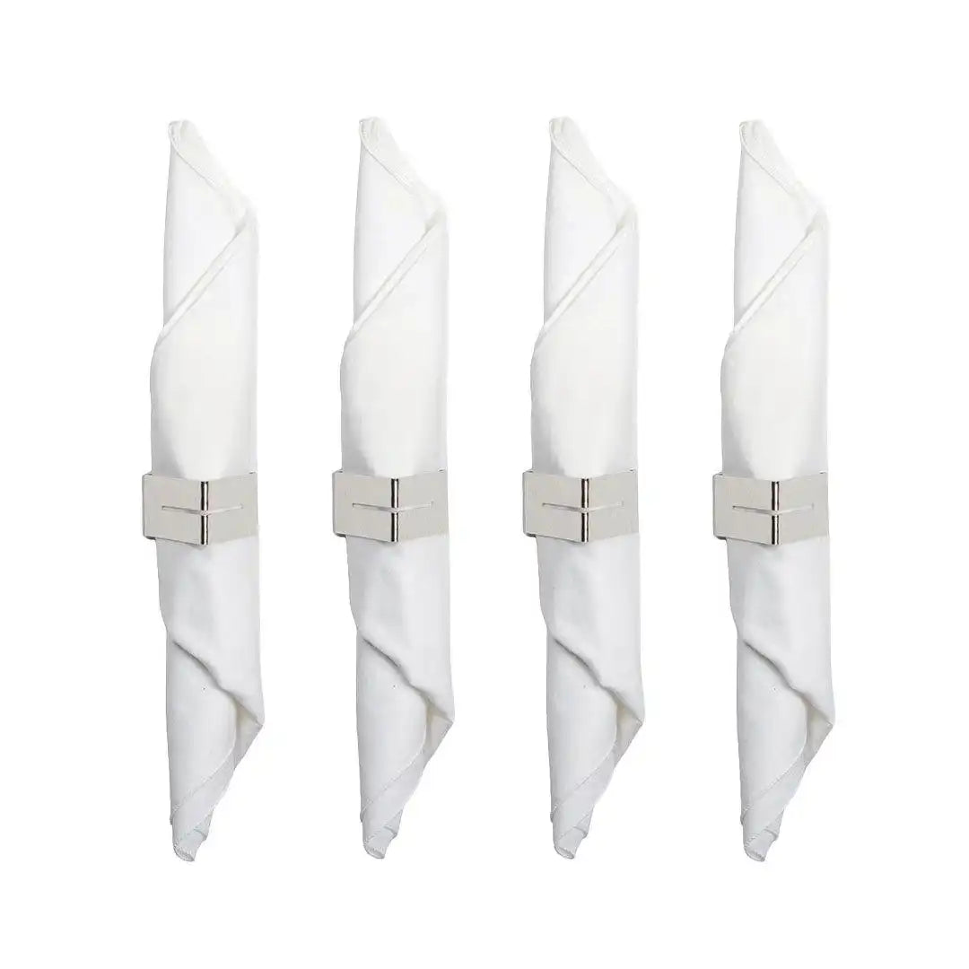 Dreieck Martele Silver Handtuch - Los 4 - HomeDesign Knaus