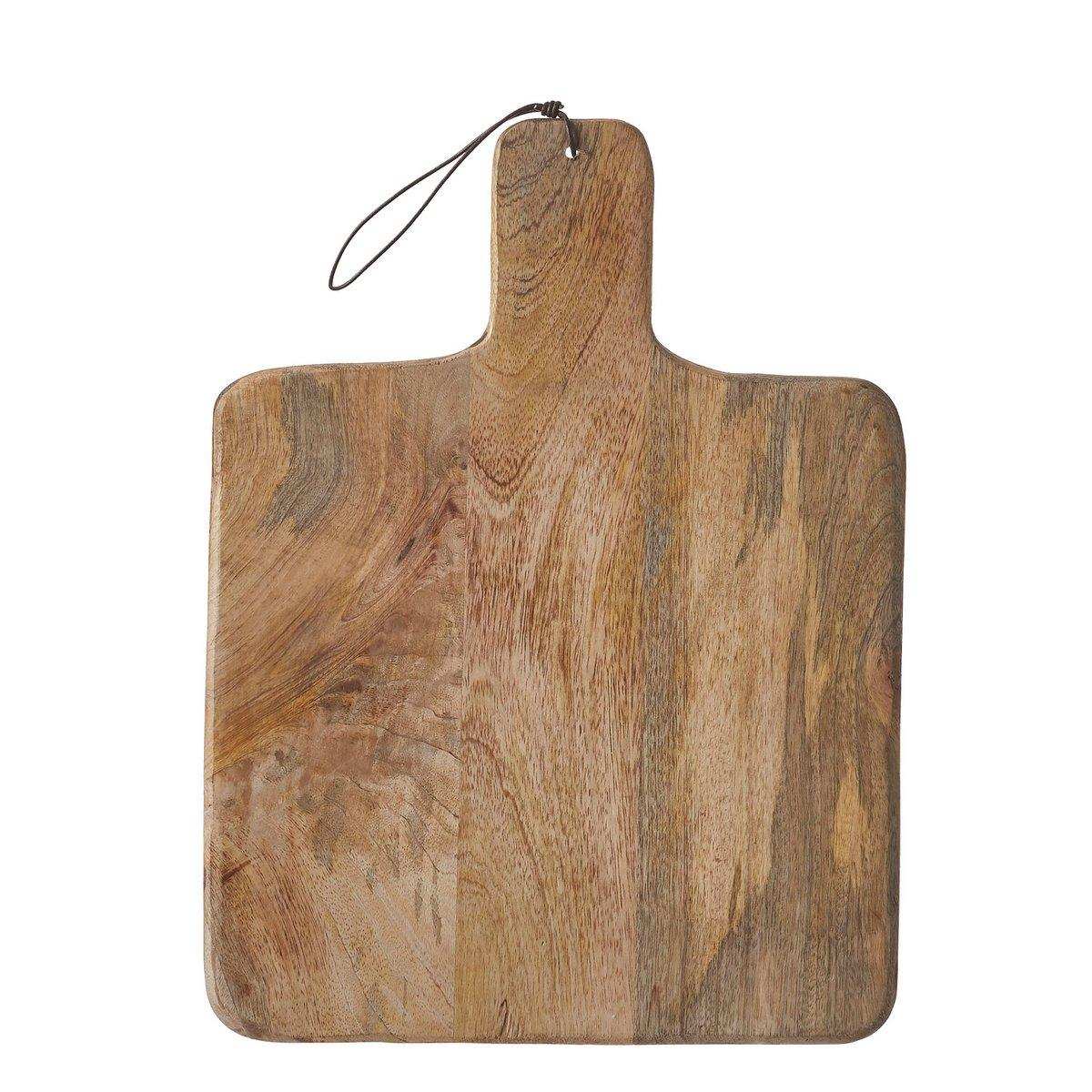 Duko-Servierbrett – L40 x B30 cm – 100 % FSC-Mangoholz – Braun - HomeDesign Knaus