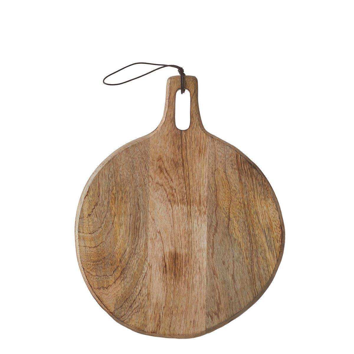 Duko Servierbrett – Ø28 cm – 100 % FSC Mangoholz – Braun - HomeDesign Knaus