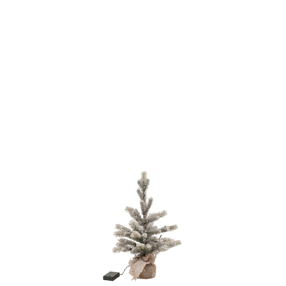J-Line Weihnachtsbaum – Jute/Kunststoff – 50 cm – LED