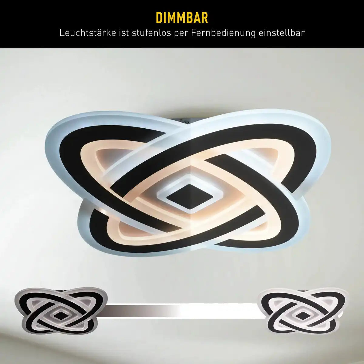 LED Deckenleuchte "MILLA" L: 48cm