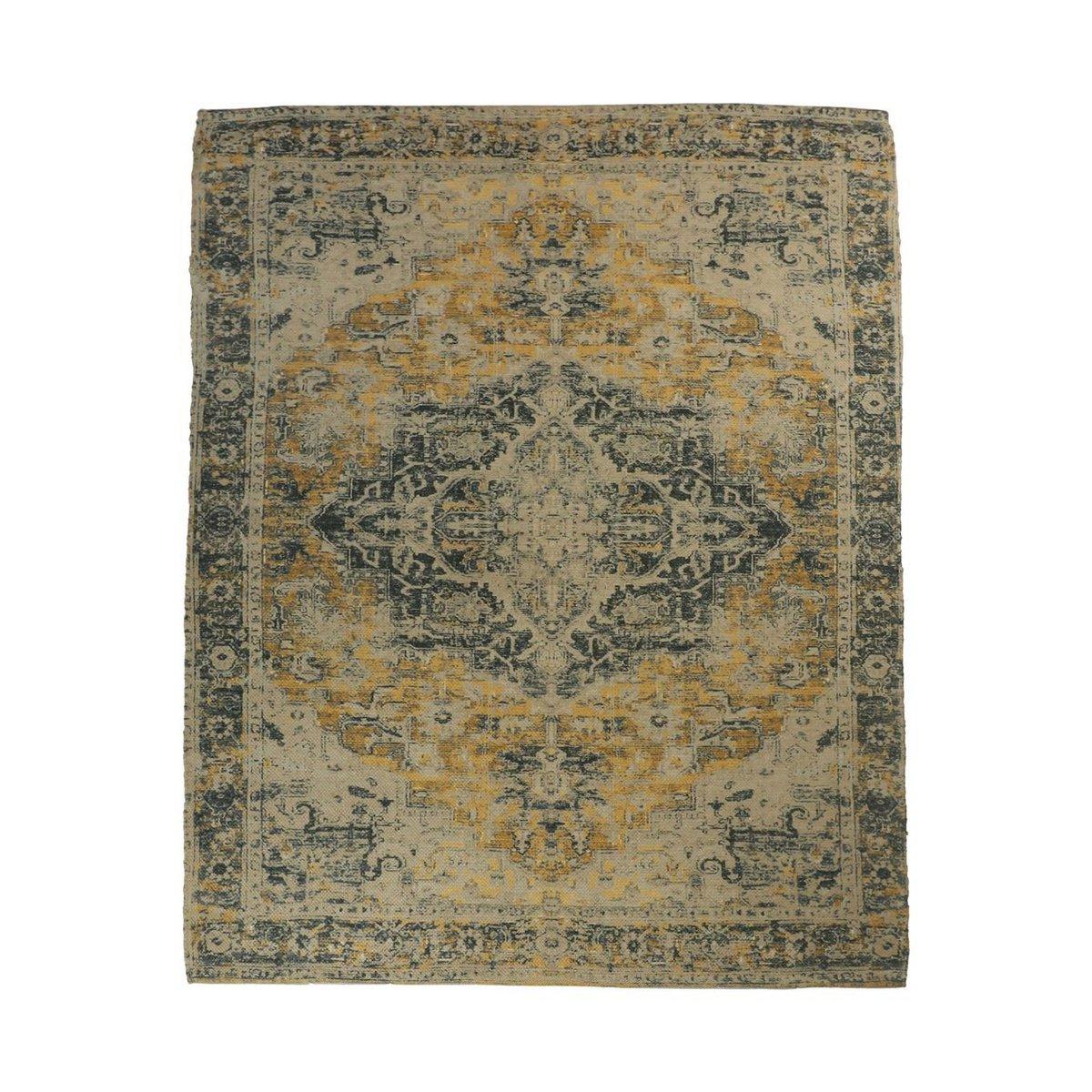 HSM Collection Floor Teppich Vintage Classic -120x180-Geell/Graupolyester