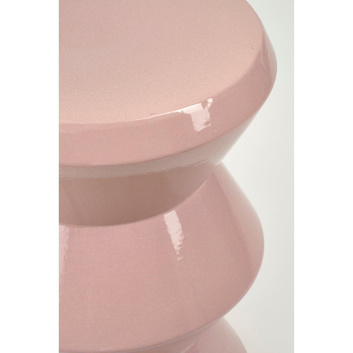 Beistelltisch – H42 x Ø31 cm – Keramik – Lila