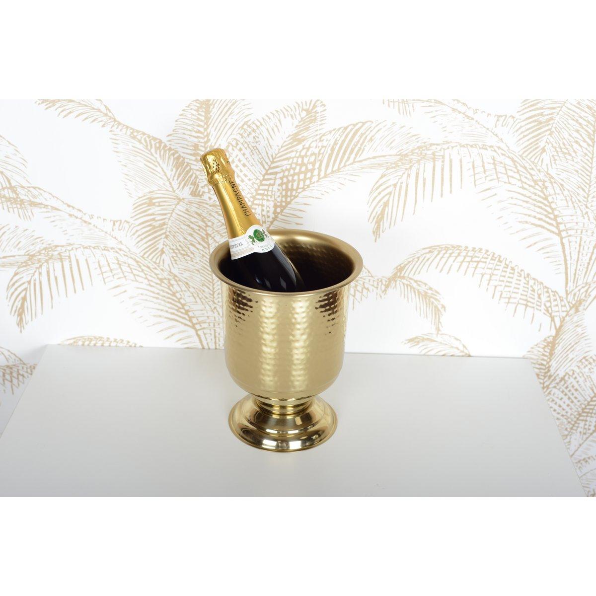 Eimer in Champagner Dore 20x20x25 cm