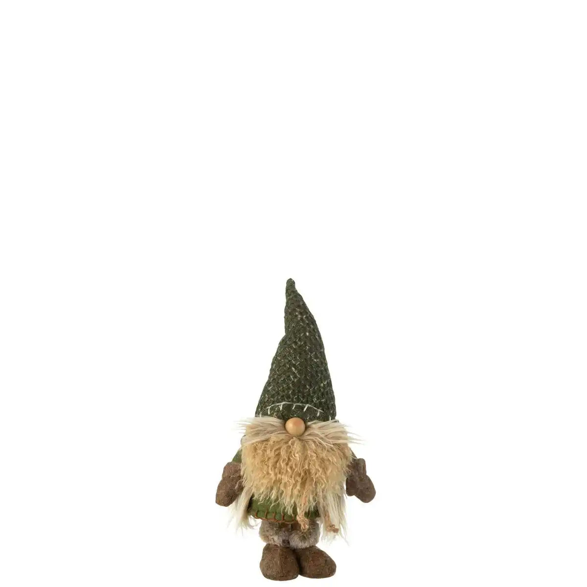 J-Line Gnome Gestricktes Textil Grün Klein