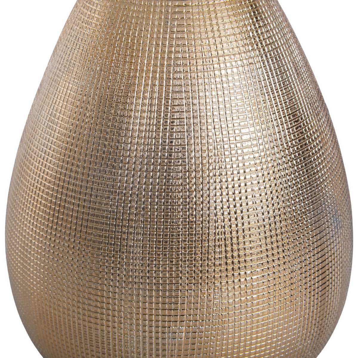Keramik Tischleuchte "Simply Ceramics", Tischlampe aus Keramik, Gold, mit E14-Fassung, für Esszimmer, Wohnzimmer, Diele oder Büro, 31 cm hoch