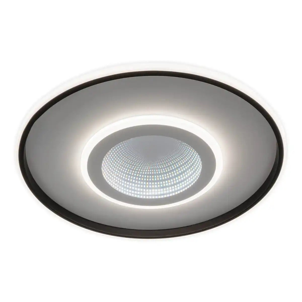LED Deckenleuchte 3D-Effekt "Redona" Ø 50 cm, mit vielen Funktionen, Fernbedienung inklusive
