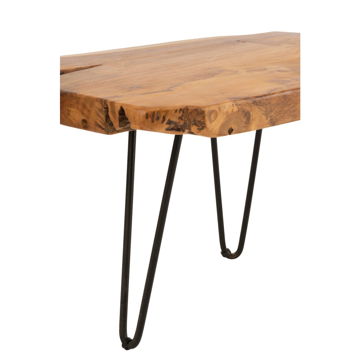 J-Line Beistelltisch unregelmäßig – Holz – braun
