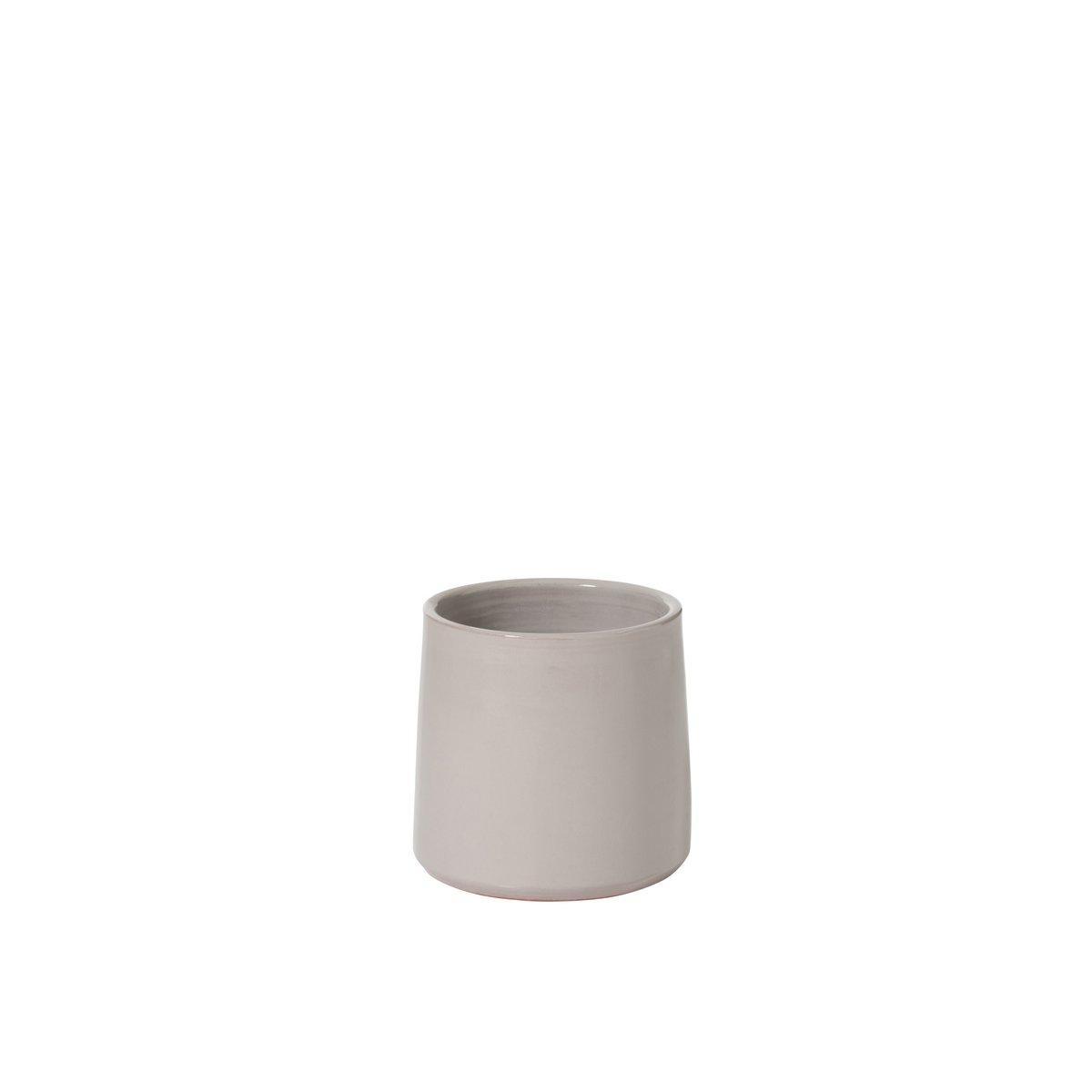 J-Line Blumentopf Rund - Keramik - Grau - Klein - Ø 18,00 cm -