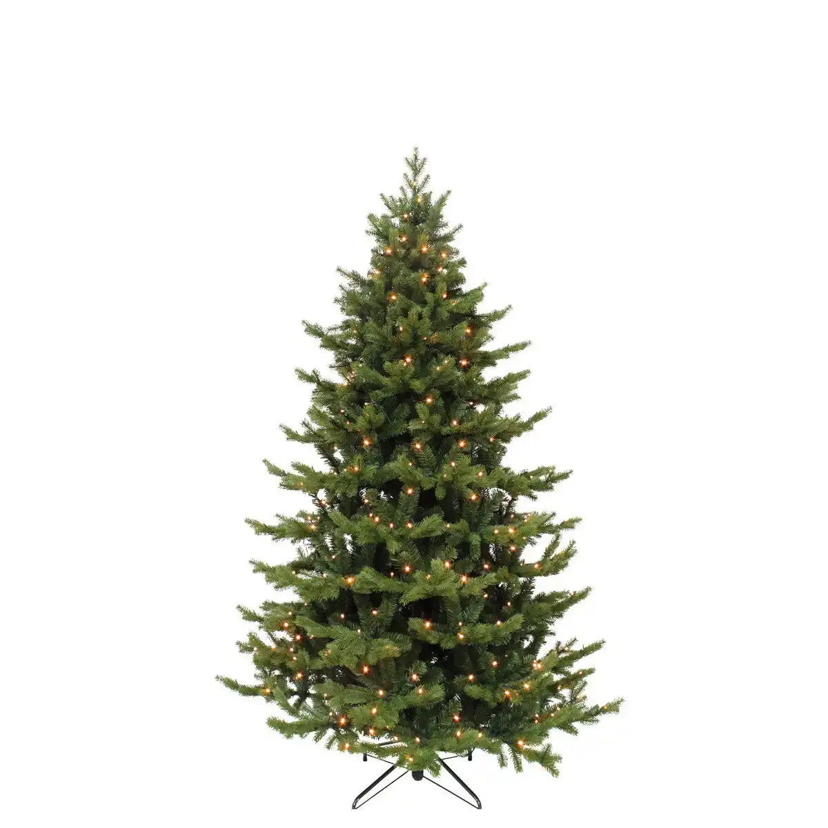 Deluxe Künstlicher Weihnachtsbaum mit LED-Beleuchtung – H185 x Ø127 cm – Grün