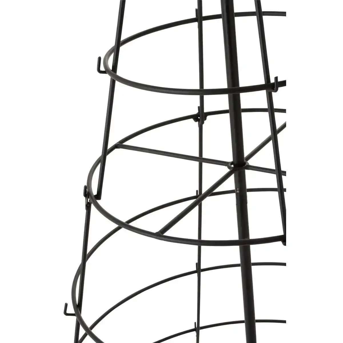 J -Linie Dekoration Weihnachtsbaum 8 Level - Metall - Schwarz - 188 cm hoch