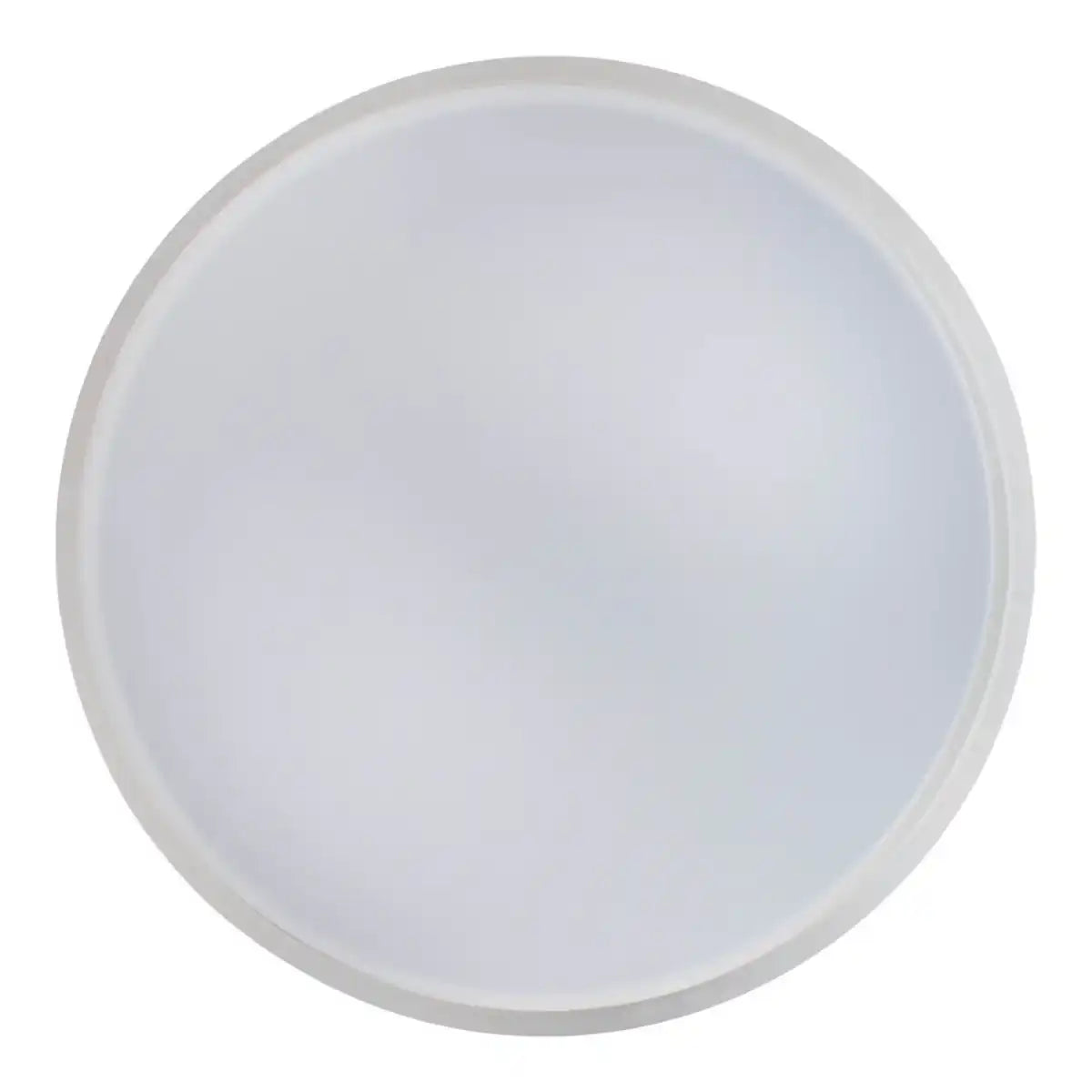 LED Deckenleuchte "Lola" Ø von 50 cm, 9 cm hoch, Metall und Kunststoff in Braun und Weiß, integrierte LEDs, 1900 lm, dimmbar, CCT-Funktion 3000-6500 K, Nachtlichtfunktion