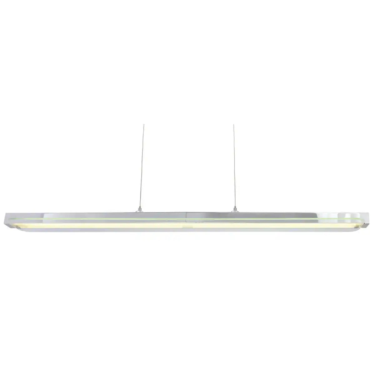 LED Pendelleuchte "BEAM" total 18W, 100 cm lang, mit fest verbauten LEDs, dimmbar, Farbtemperatur einstellbar, für Esszimmer und Büro