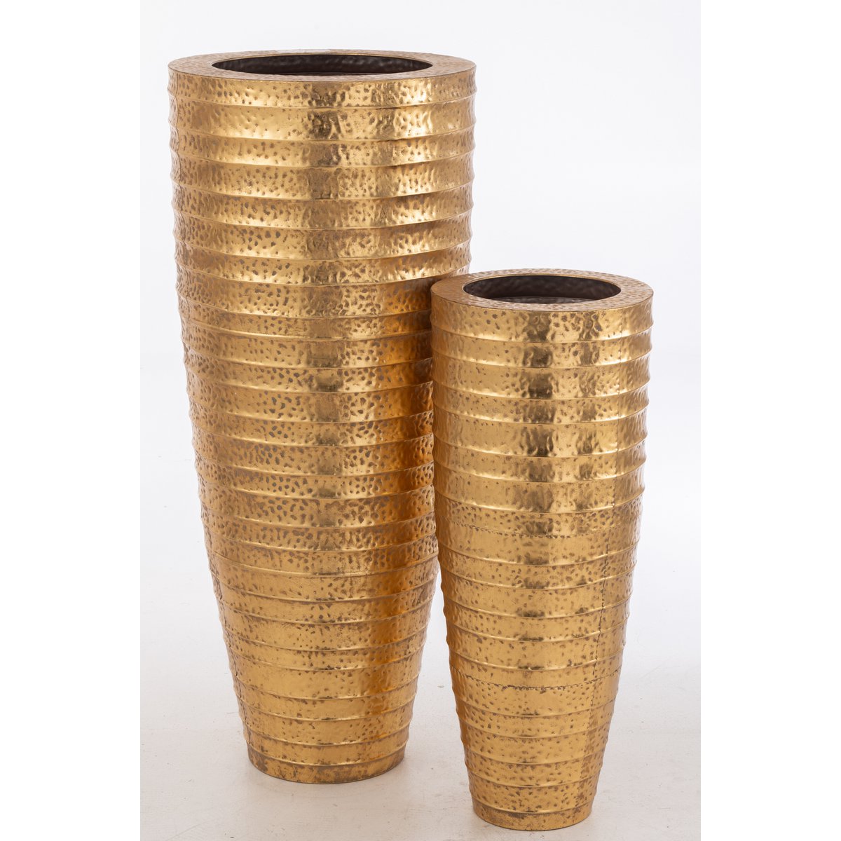 J -Line Vase Ägypten - Metall - Gold - 2 Teile - 122 cm hoch
