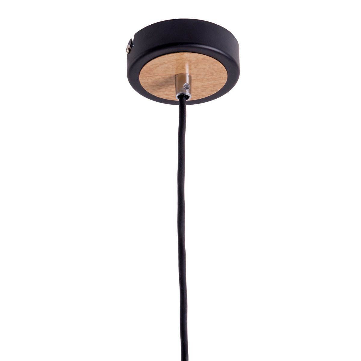 1er Pendelleuchte "FUMOSO", Pendellampe aus Metall und Glas in Schwarz,, mit E14-Fassung, für Esszimmer, Wohnzimmer, Diele oder Büro, Hängelampe 80 x 20 cm