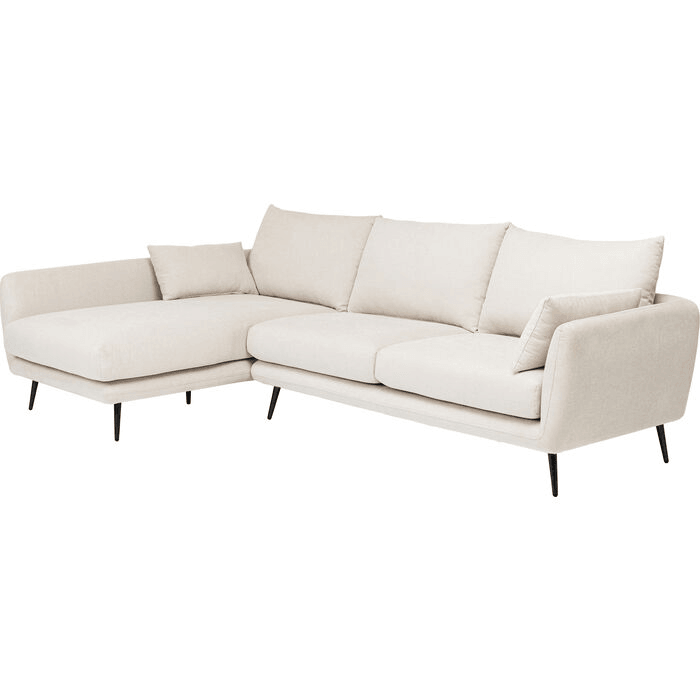 Ecksofa Amalfi Links Polyester Sofa 275cm - HomeDesign Knaus