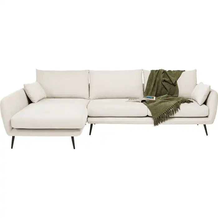 Ecksofa Amalfi Links Polyester Sofa 275cm - HomeDesign Knaus