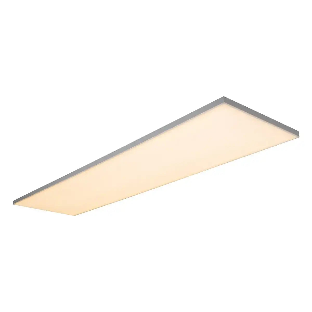 LED Panel-Deckenleuchte "CARENTE" Länge 119,5 cm, rahmenlos, viele Funktionen, aus Metall und Kunststoff, weiß, integrierte LEDs