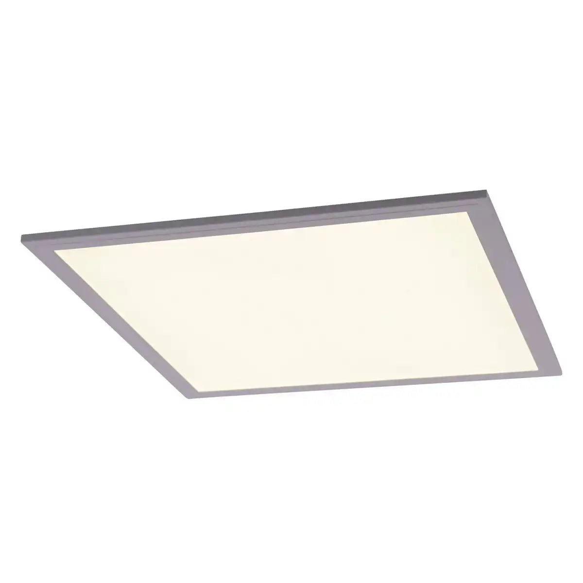 LED Aufbaupanel "SORRISO", Aufbauleuchte aus Metall und Kunststoff in Weiß mit fest verbauten LEDs, 45x45cm groß für Innenräume