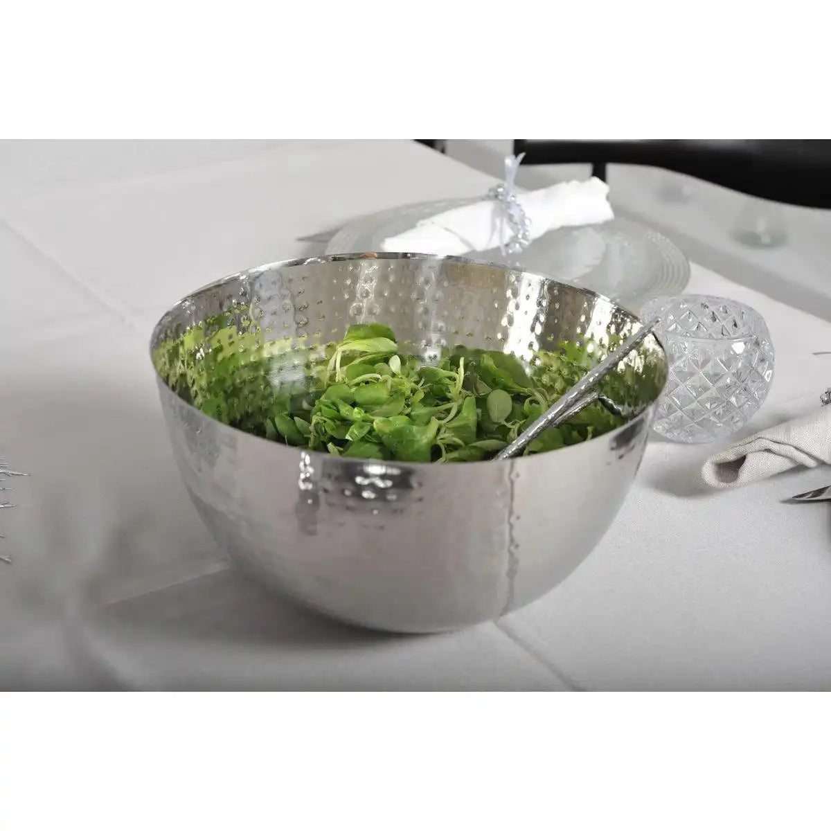 EDELSTAHL SALAT SCHÜSSEL 30CM MARTELE - HomeDesign Knaus