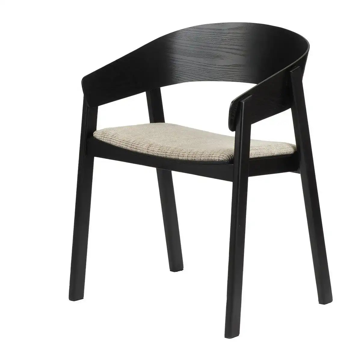 EDO -Holzsessel schwarz (2) Set (2) - HomeDesign Knaus