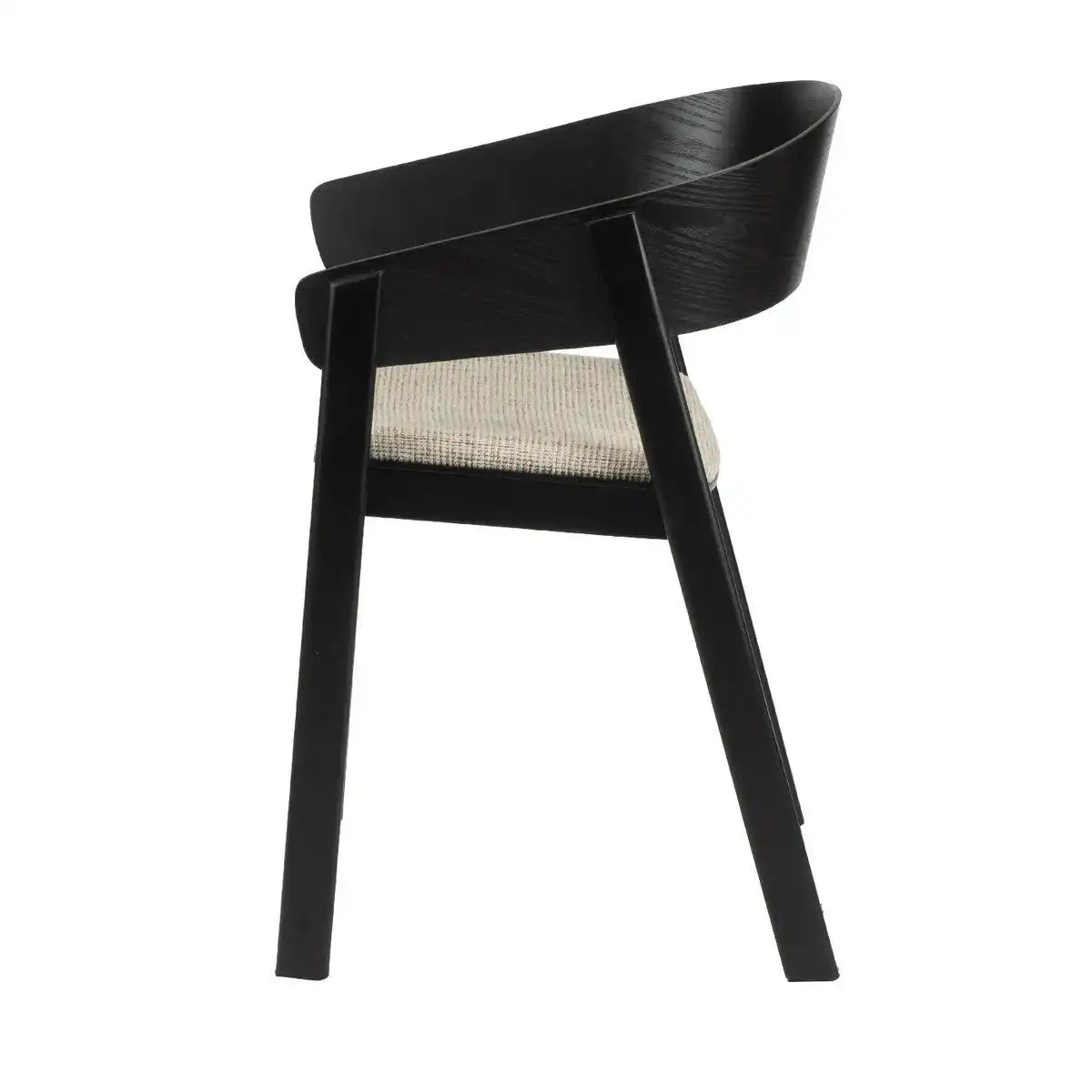 EDO -Holzsessel schwarz (2) Set (2) - HomeDesign Knaus