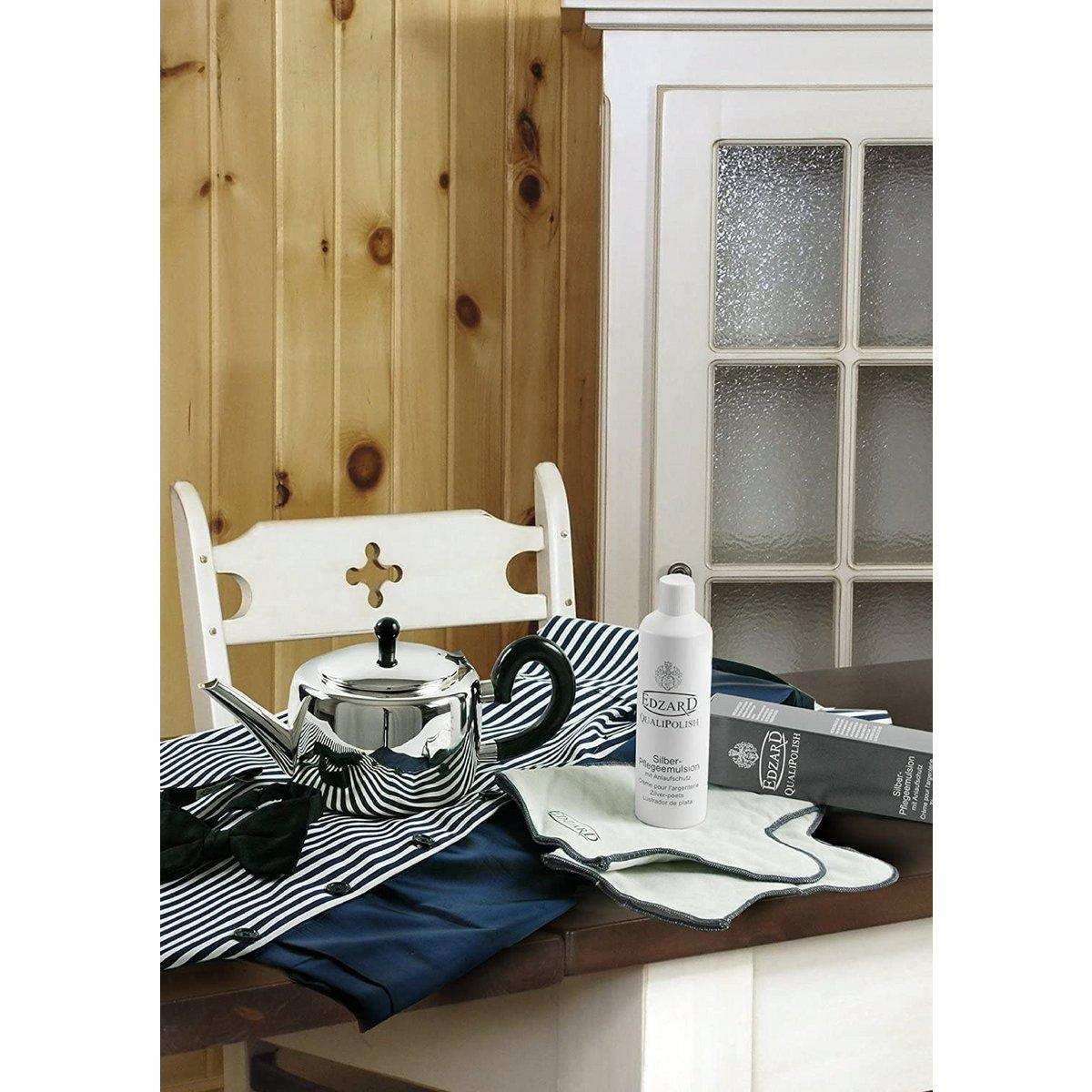 EDZARD QualiPolish® Silber-Pflege-Emulsion mit Anlaufschutz, Inhalt 125 ml - HomeDesign Knaus