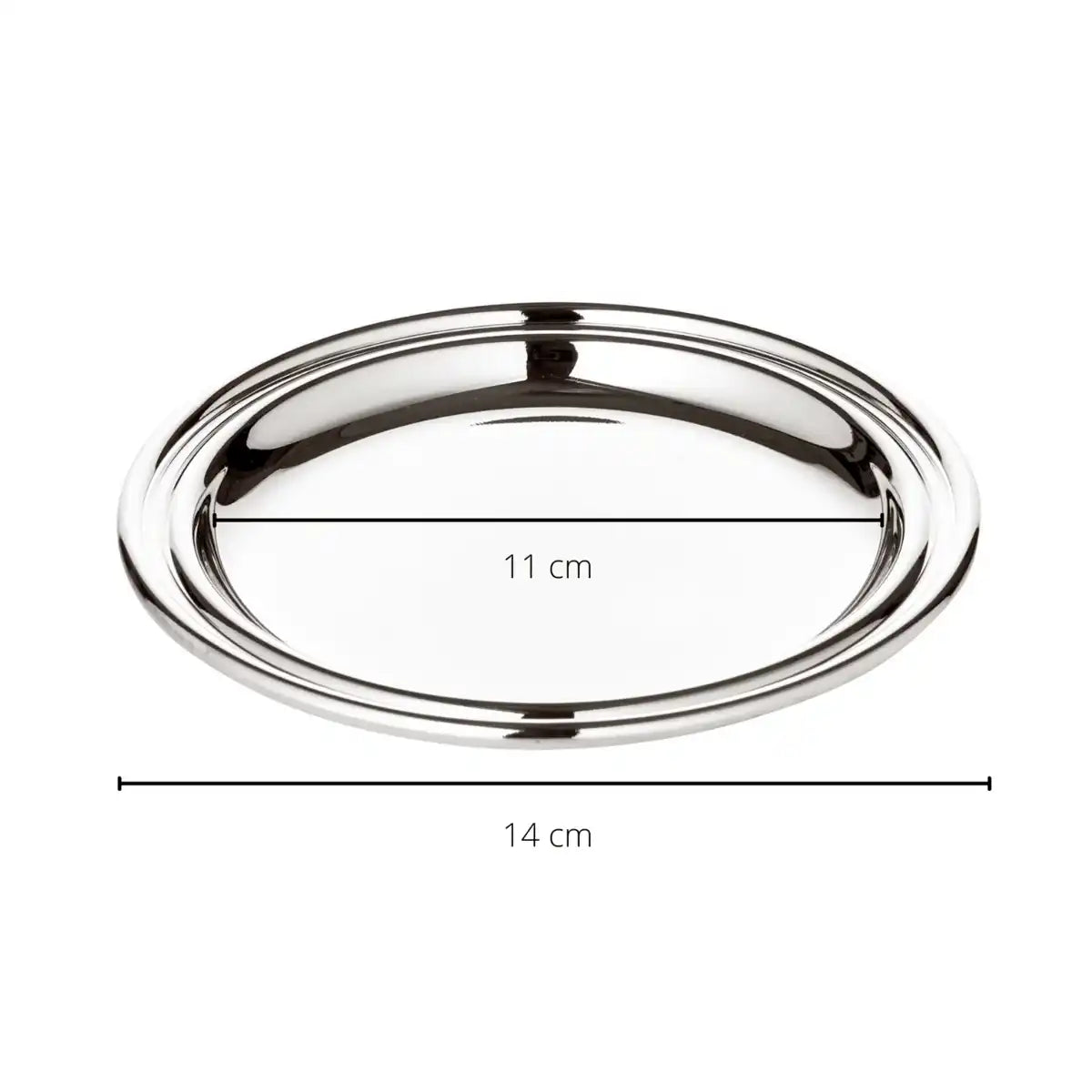 EDZARD Untersetzer Flaschenuntersetzer Astoria, edel versilbert, Durchmesser 14 cm - HomeDesign Knaus