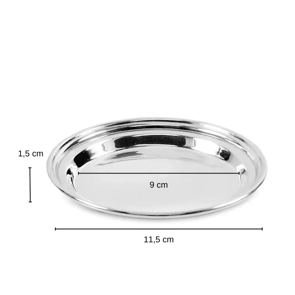 EDZARD Untersetzer Flaschenuntersetzer Faden, schwerversilbert, Durchmesser 11 cm - HomeDesign Knaus