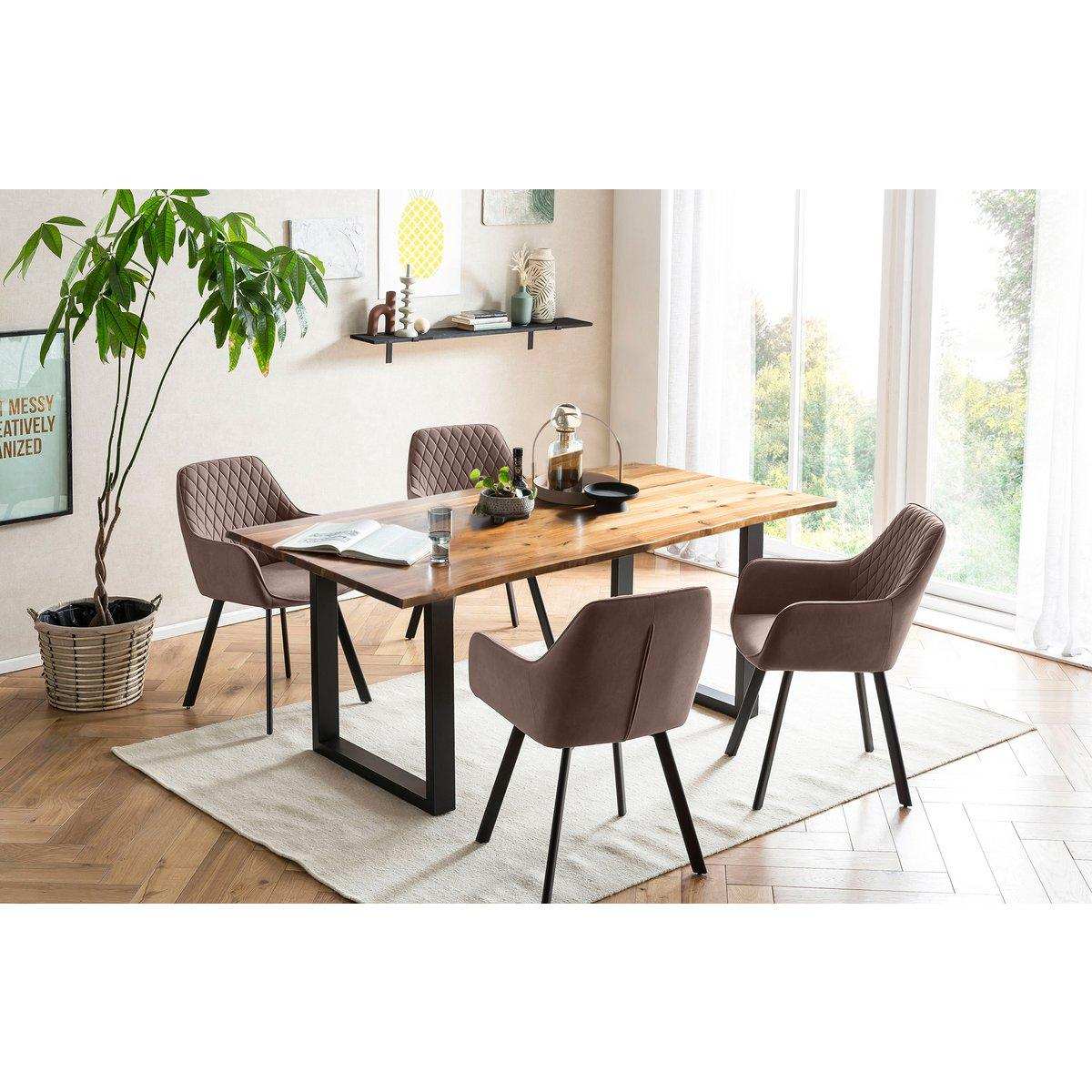 Essgruppe 5 tlg. 160x85 cm - HomeDesign Knaus