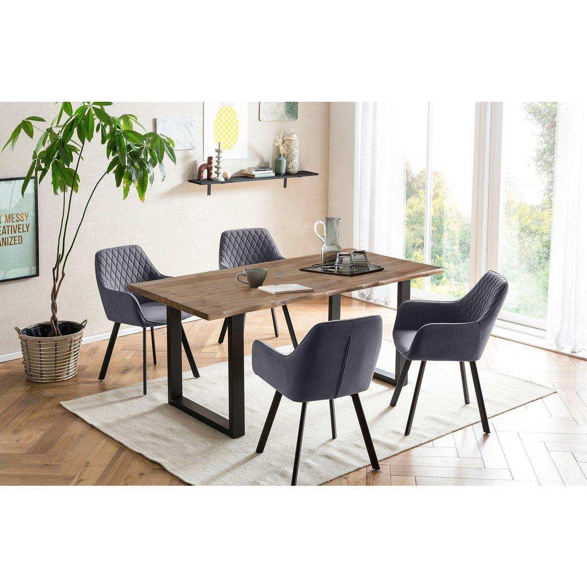 Essgruppe 5 tlg. 160x90 cm - HomeDesign Knaus