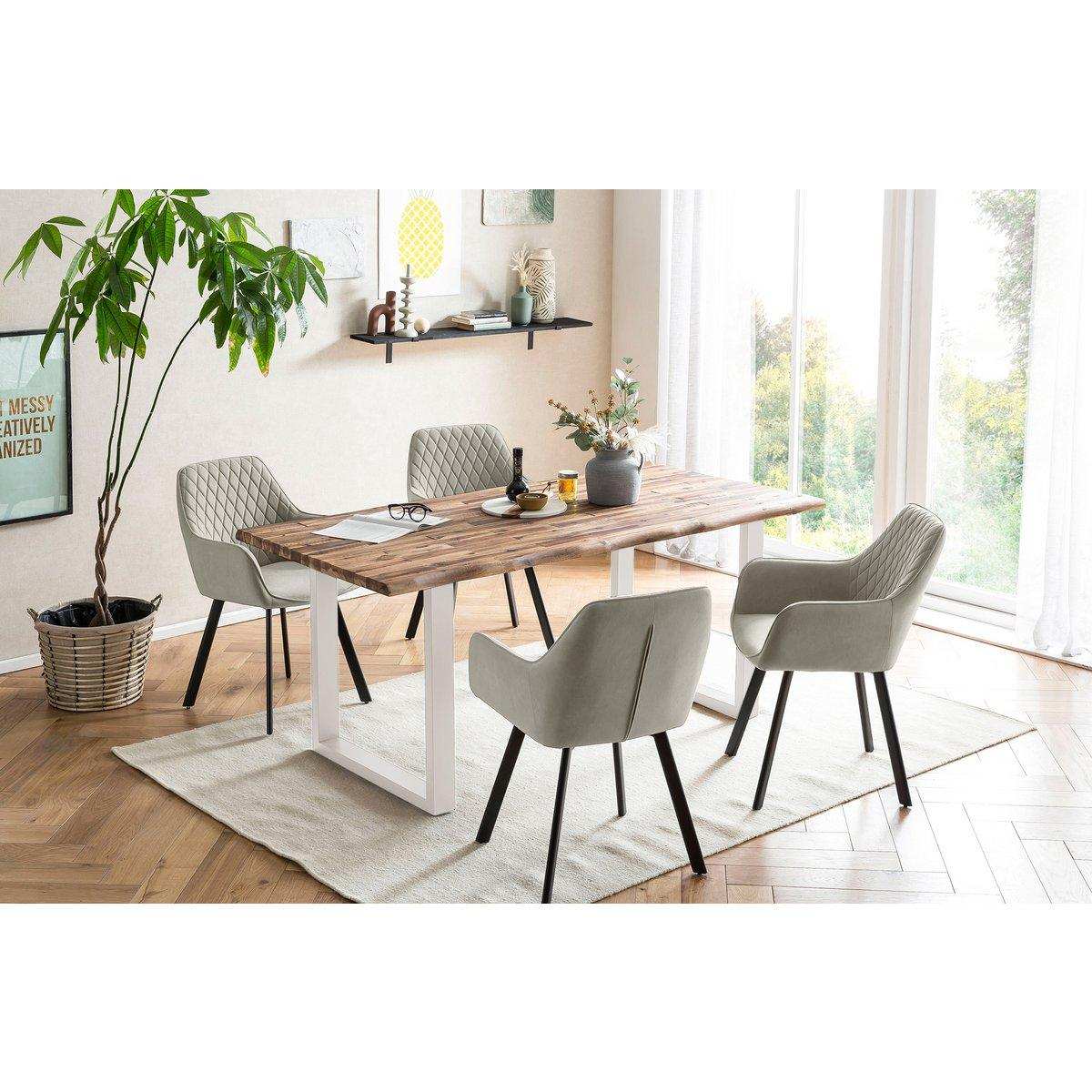 Essgruppe 5 tlg. 160x90 cm - HomeDesign Knaus