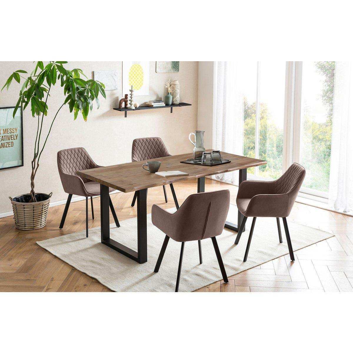 Essgruppe 5 tlg. 160x90 cm - HomeDesign Knaus