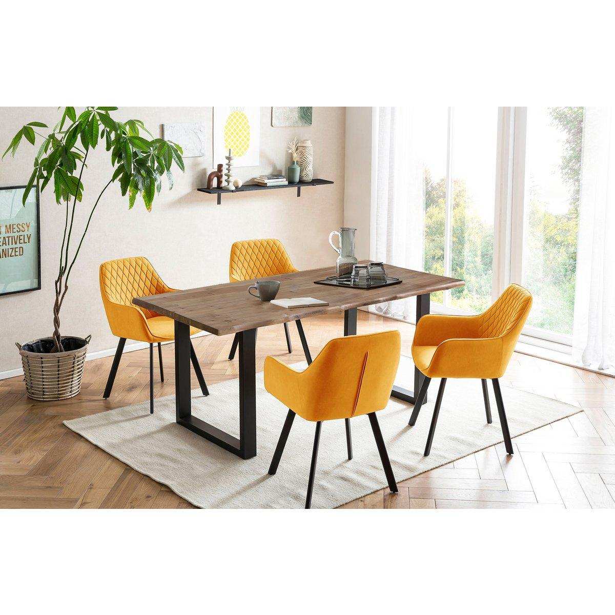 Essgruppe 5 tlg. 160x90 cm - HomeDesign Knaus