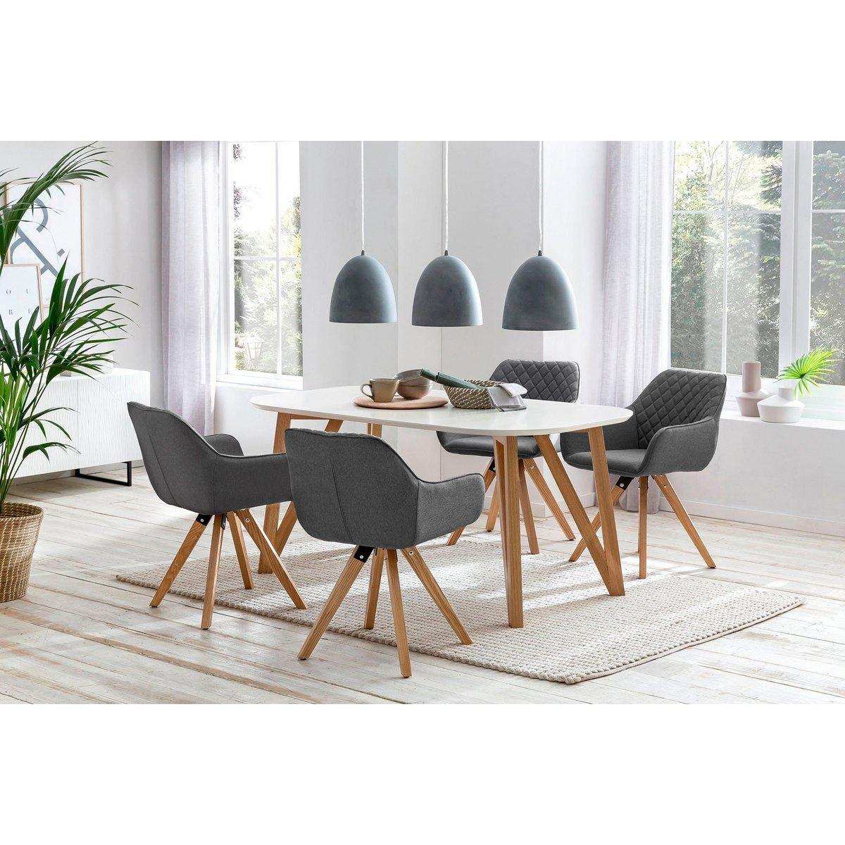 Essgruppe 5 tlg. 160x90 cm - HomeDesign Knaus