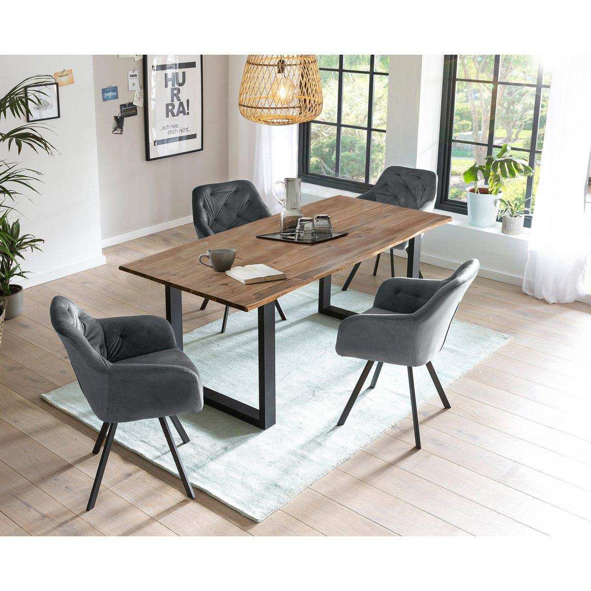 Essgruppe 5 tlg. 160x90 cm - HomeDesign Knaus